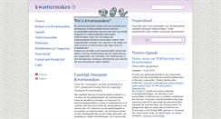 Desktop Screenshot of kwartiermaken.nl